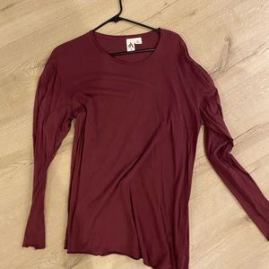 UO MENS LONG SLEEVE SCOOPE NECK